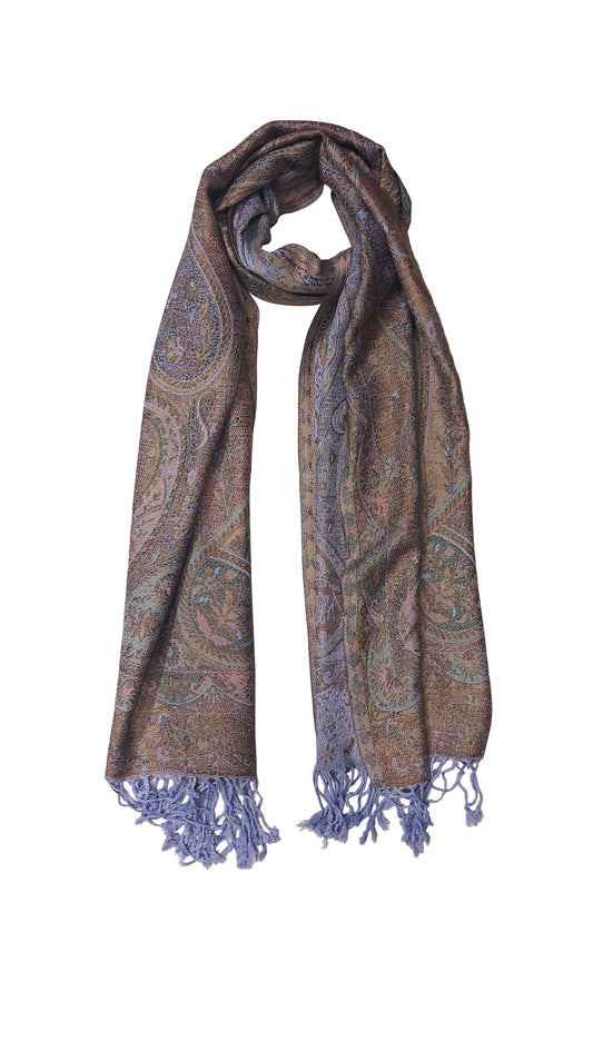 Mauve Magic Paisley Scarf