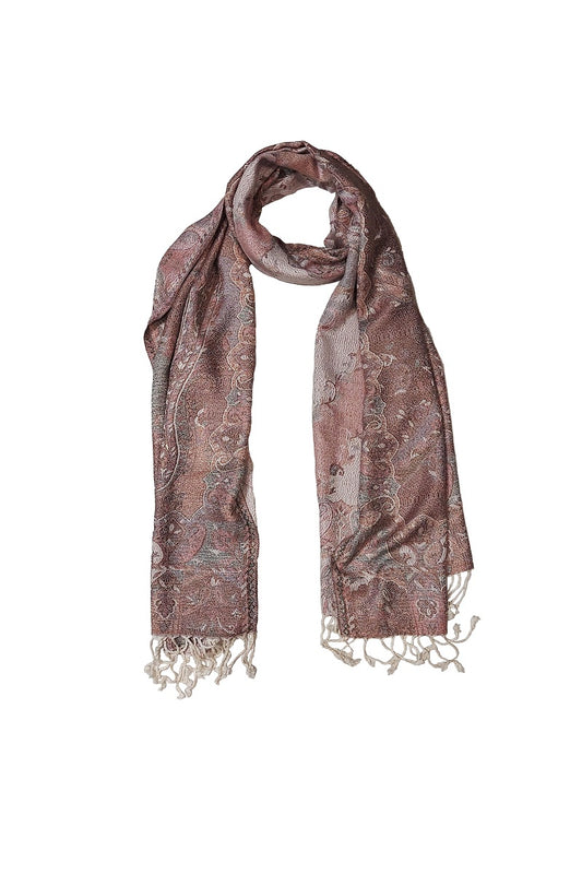 Earthly Serenity Paisley Jacquard Scarf