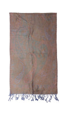 Lavender Dreams Earthy Paisley  Scarf