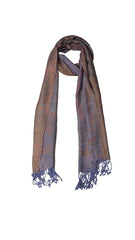 Lavender Dreams Earthy Paisley  Scarf