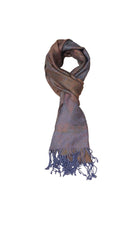 Lavender Dreams Earthy Paisley  Scarf