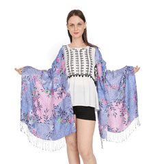 Modern Women's Blue Scarf