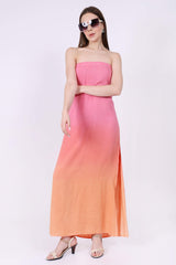 Colorful Sleeveless Long Dress