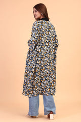 Long Floral kimono cover up