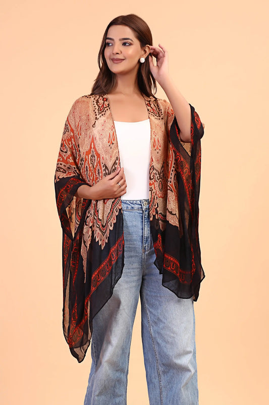 Print Kimono Long