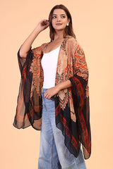 Print Kimono Long