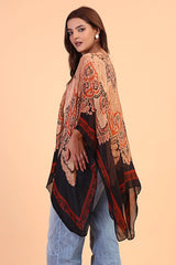 Print Kimono Long