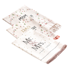 Mini Apparels Kitchen towel set | Mr & Mrs Designed, Soft and Super Absorbent Dish Towels, Pack of 3
