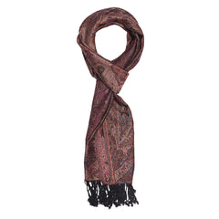 Regal Allure Paisley Jacquard Scarf