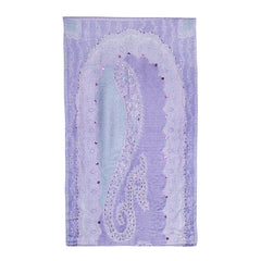 Enchanting Lavender Paisley Jacquard Scarf