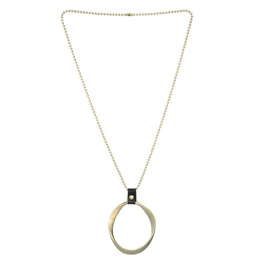 Eternal Linkage Metal Ring Pendant