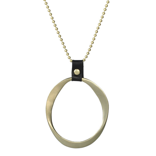 Eternal Linkage Metal Ring Pendant