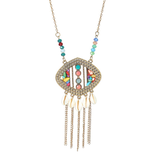 Tassel Elegance Beads Necklace