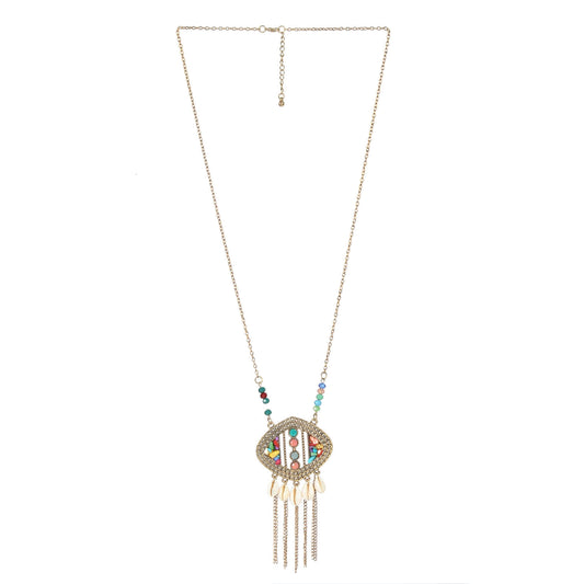 Tassel Elegance Beads Necklace