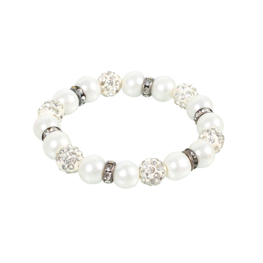 Crystal Pearl Breeze Bracelet