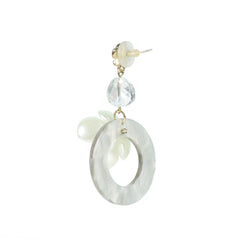 Blossom Round Petal Earrings