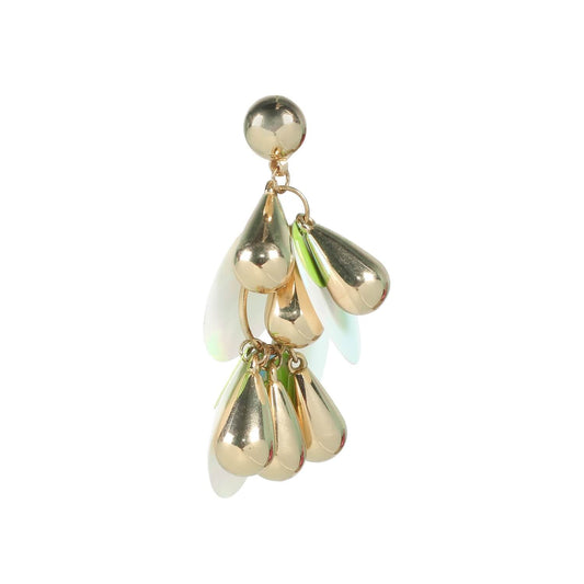 Majestic Gold Plated Teardrops Earrings