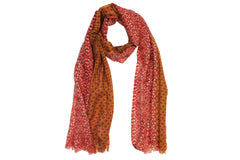 Red-Orange Melody Scarf