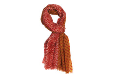 Red-Orange Melody Scarf