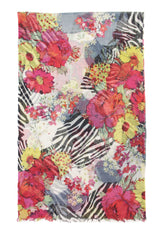 Sophisticated Floral Print Scarf