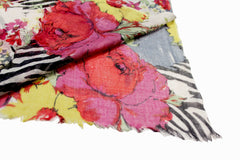 Sophisticated Floral Print Scarf
