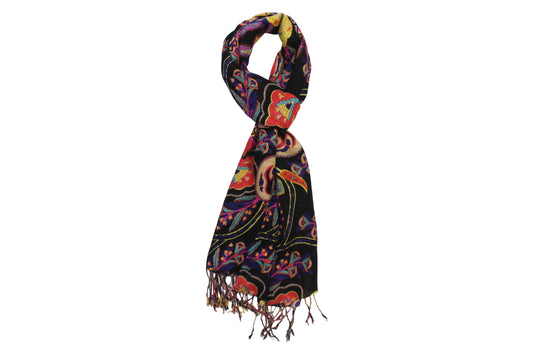 Modern Multi Color Print Scarf