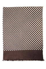 Graceful Brown Dotted Wrap