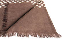 Graceful Brown Dotted Wrap