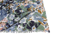Modern Floral Fusion Scarf