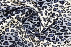 Charcoal Leopard Grace Scarf