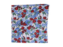 Playful Rose & Blue Magic Scarf