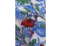 Playful Rose & Blue Magic Scarf