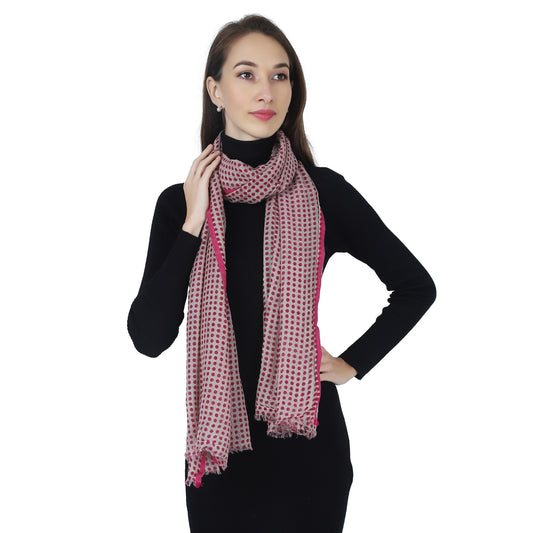 Pink Champagne Dots Scarf