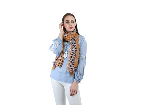 Geometric Elegance Scarf