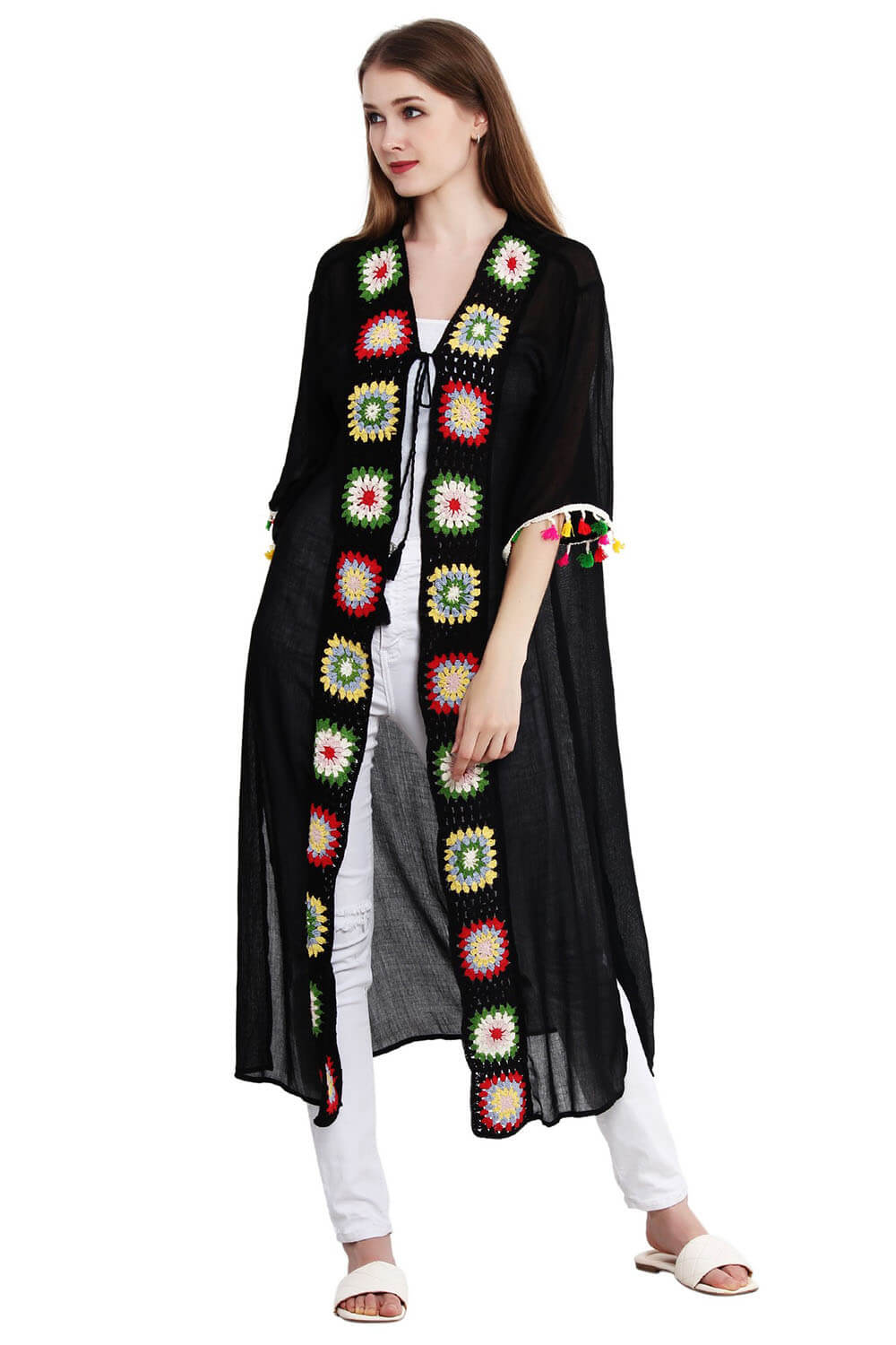 Crochet Strip Kimono