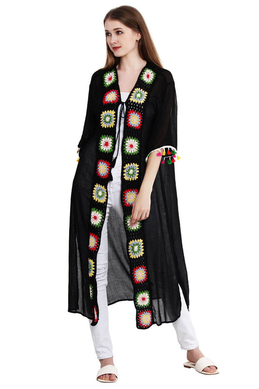 Crochet Strip Kimono