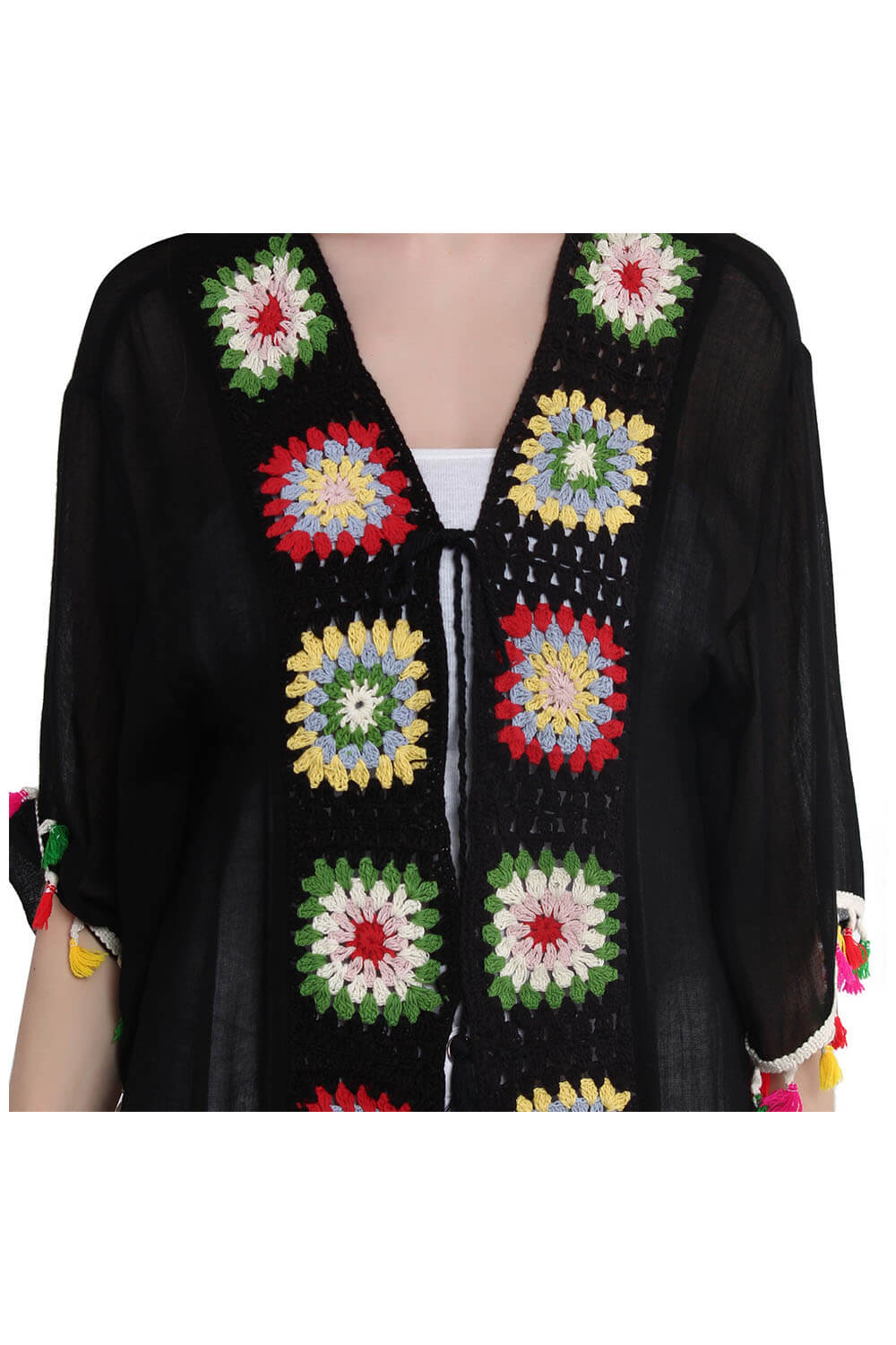 Crochet Strip Kimono