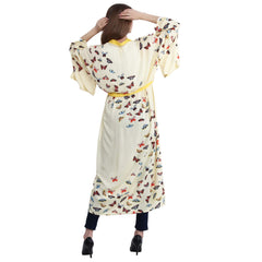 Butterfly Bliss Front Tie Kimono