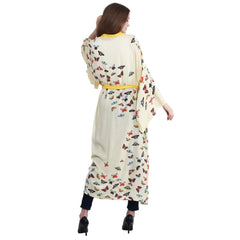 Butterfly Bliss Front Tie Kimono