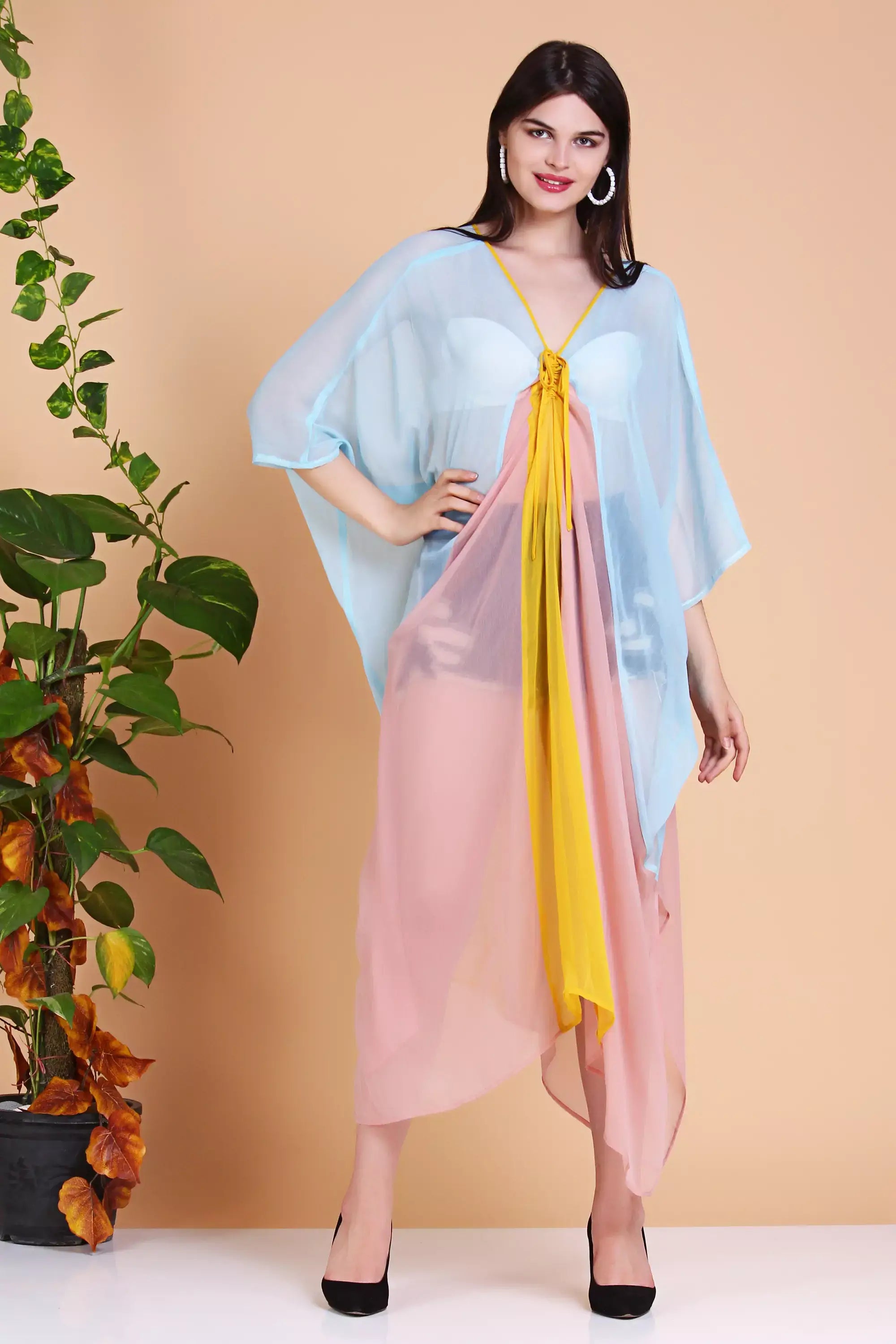 Kaftan Beach Cover Up Dress