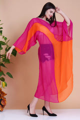 Rainbow Kaftan dress for women