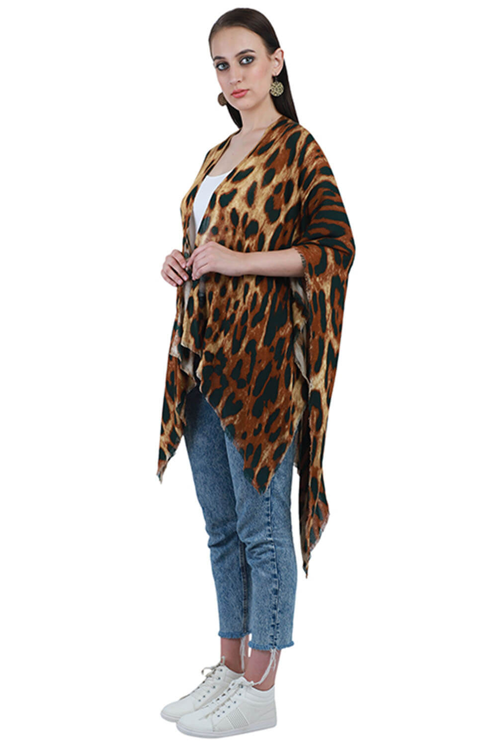 Panthera High-Low Kimono