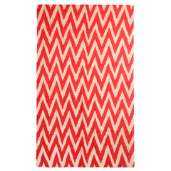 Rosy Geometry Woolen Scarf