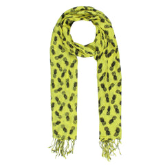 Lime Pineapple Splash Scarf