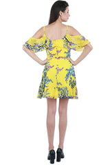 Tropical Chic with Bottom Wrap Detail