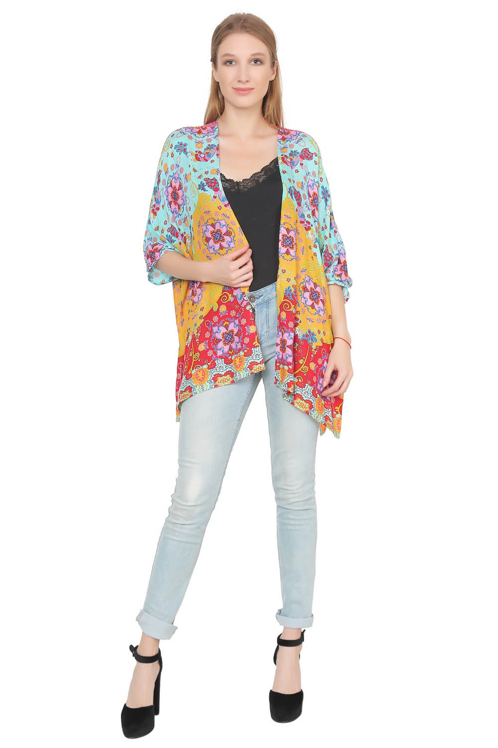 Multi Floral Beauty Kimono