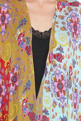 Trendy Foral Flair Loose Kimono