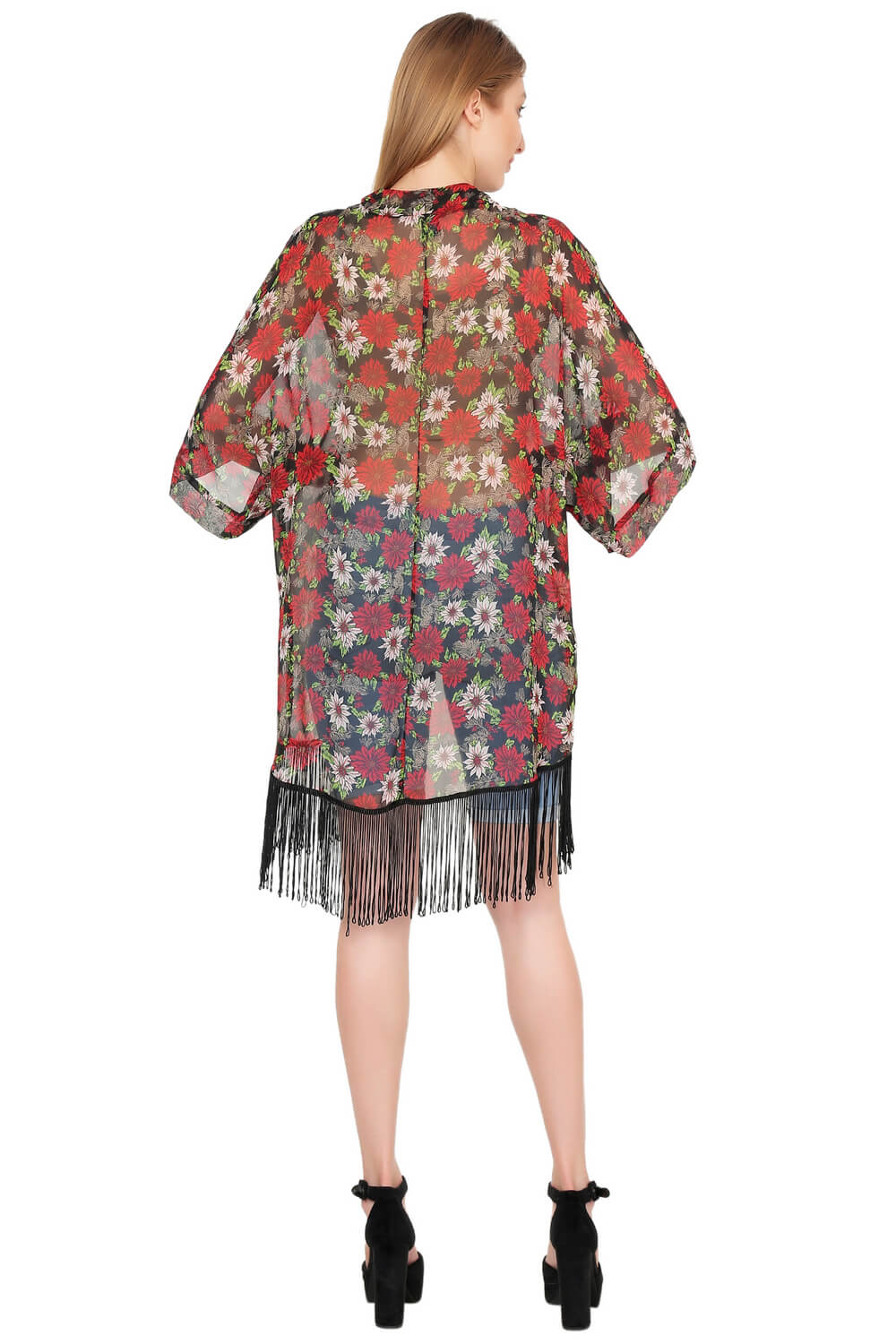 Flower Fantasy Front Open Kimono
