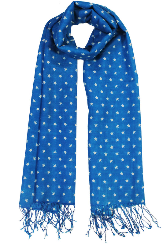 Starlit Fringed Symphony Scarf