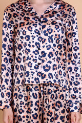 Leopard Silk Pajamas set